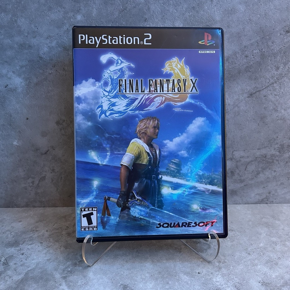Final Fantasy X 10 Black Label Sony PlayStation 2 PS2 - Complete In Box CIB